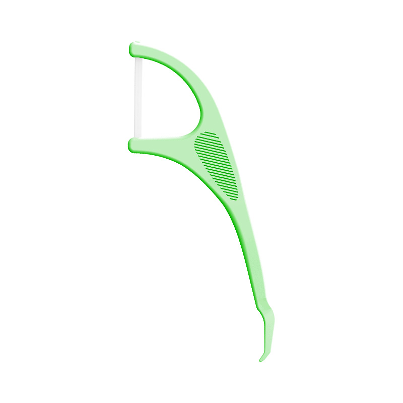 Multifunkční recyklovatelný ortodontický design s tenkým profilem HIPS Classic Dental Floss Pick